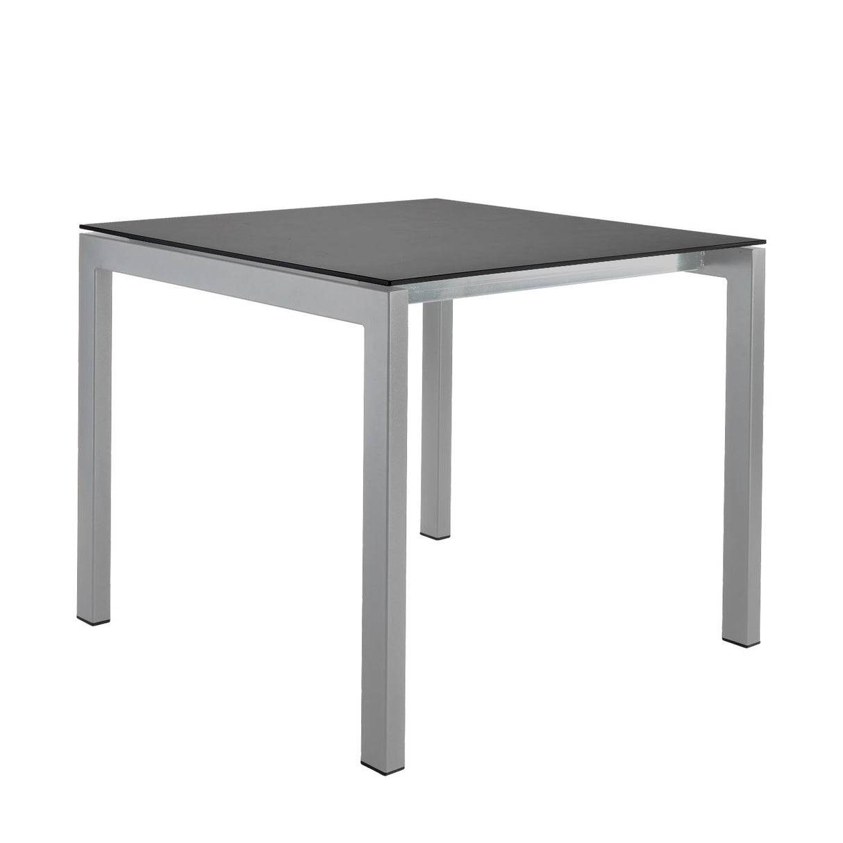 Schaffner Luzern table repas 80x80cm Gris argent 78 Graphite 73 
