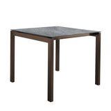 Schaffner Luzern table repas 80x80cm Moka 88 Déco Béton dd 