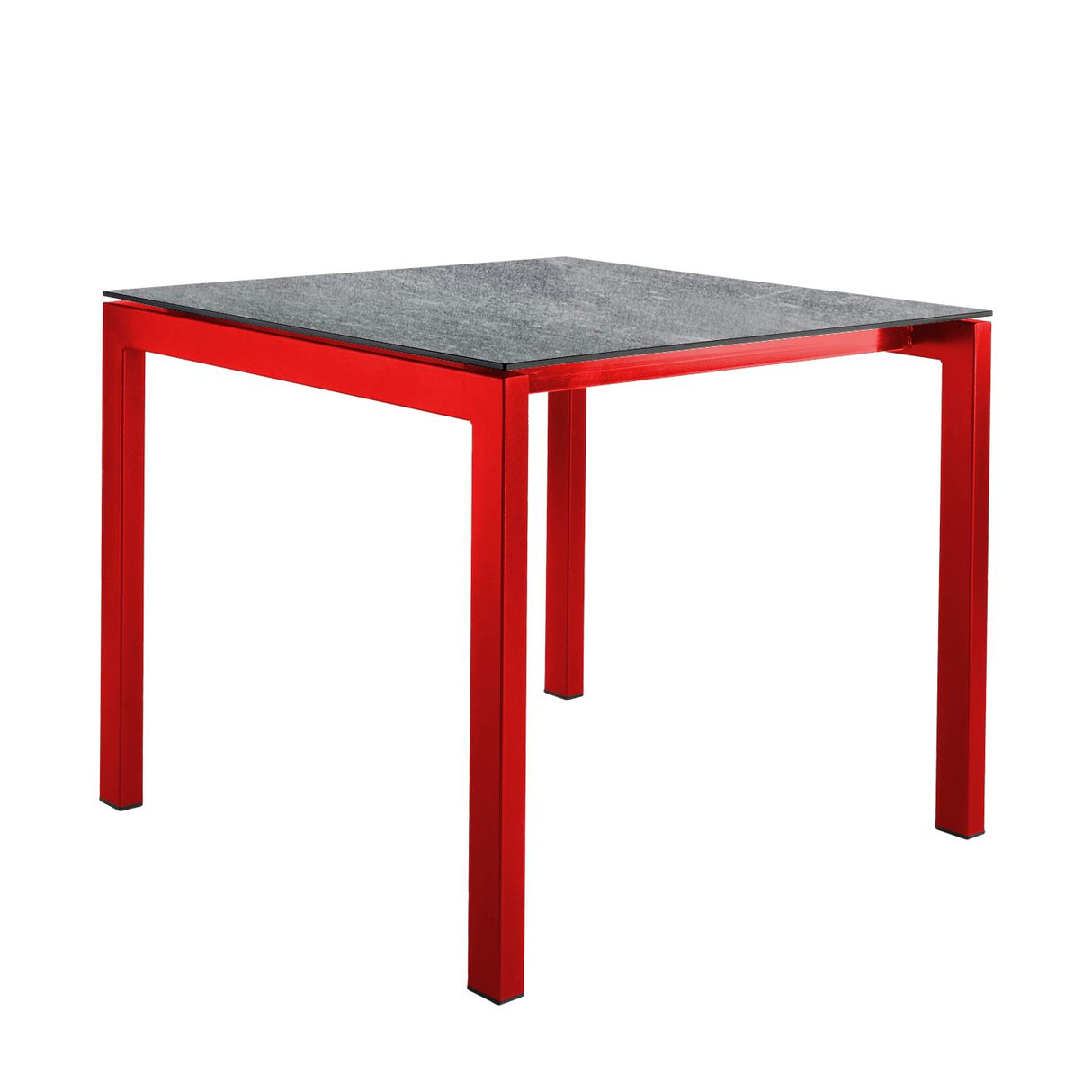 Schaffner Luzern table repas 80x80cm Rouge 30 Déco Béton dd 