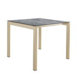 Schaffner Luzern table repas 80x80cm Sable Pastel 15 Déco Béton dd 