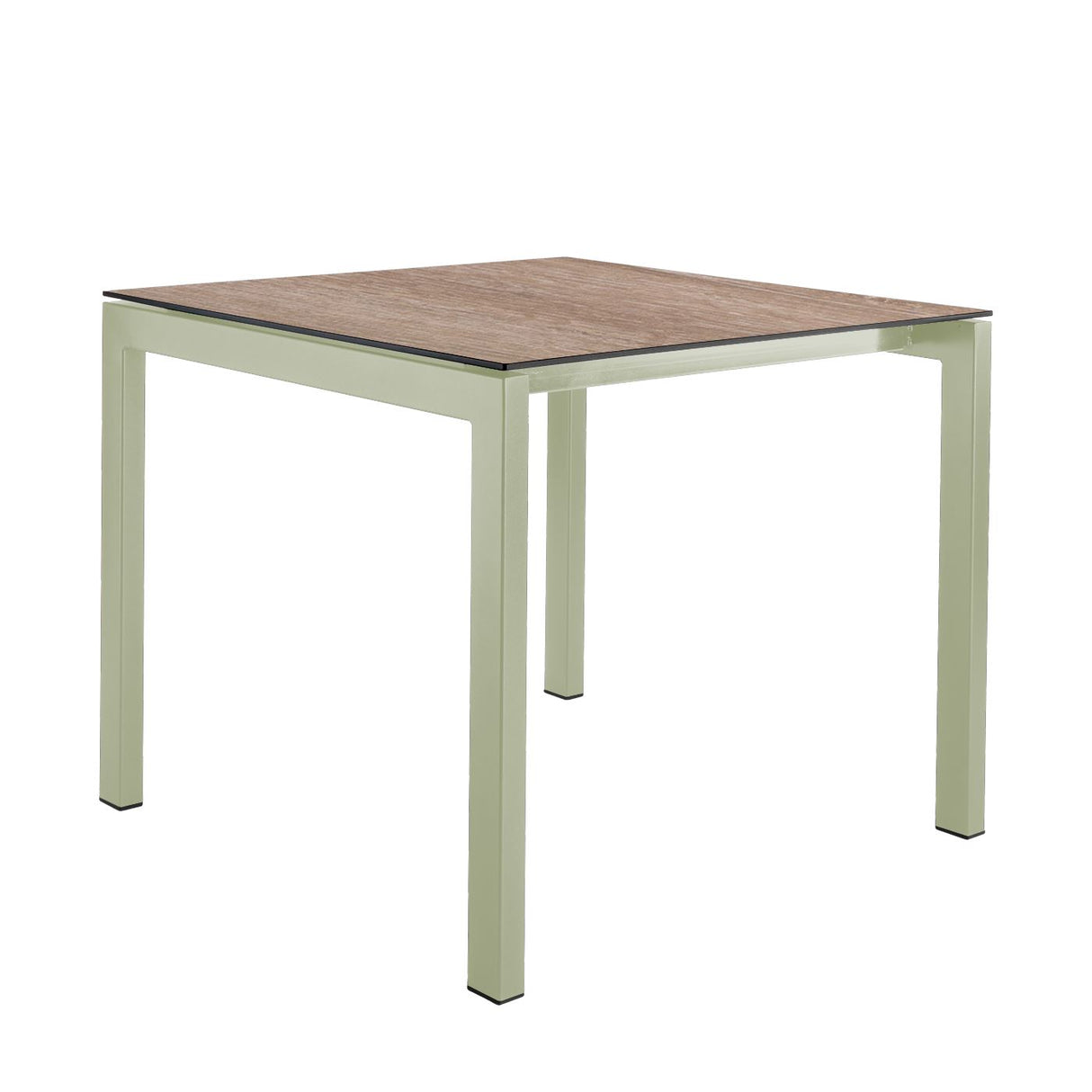 Schaffner Luzern table repas 80x80cm Vert Pastel 64 Déco Chêne de 
