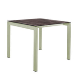 Schaffner Luzern table repas 80x80cm Vert Pastel 64 Déco Stromboli Foncé da 