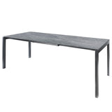 Schaffner Luzern table repas extensible 140/200x80cm Anthracite 77 Déco Béton dd 