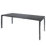 Schaffner Luzern table repas extensible 140/200x80cm Anthracite 77 Graphite 73 