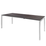 Schaffner Luzern table repas extensible 140/200x80cm Blanc 90 Déco Cooperfield dc 