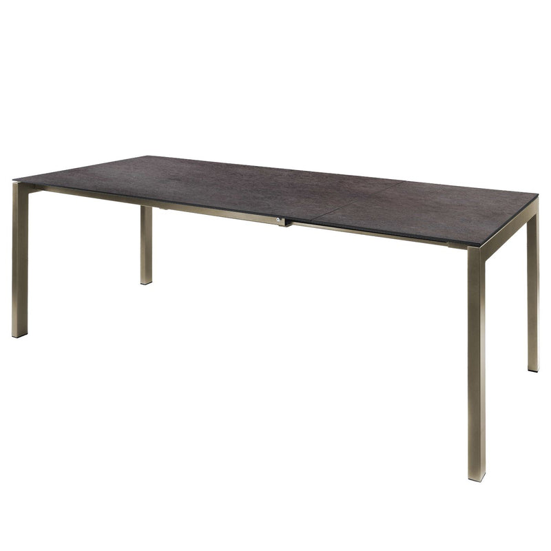Schaffner Luzern table repas extensible 140/200x80cm Champagne 85 Déco Cooperfield dc 