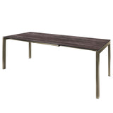 Schaffner Luzern table repas extensible 140/200x80cm Champagne 85 Déco Stromboli Foncé da 