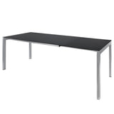 Schaffner Luzern table repas extensible 140/200x80cm Gris argent 78 Anthracite 77 