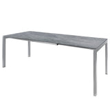 Schaffner Luzern table repas extensible 140/200x80cm Gris argent 78 Déco Béton dd 