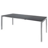 Schaffner Luzern table repas extensible 140/200x80cm Gris argent 78 Graphite 73 