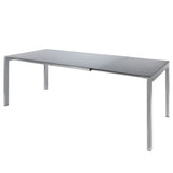 Schaffner Luzern table repas extensible 140/200x80cm Gris argent 78 Gris Argent 78 