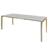Schaffner Luzern table repas extensible 140/200x80cm Marron Pastel 83 Déco Stromboli Clair db 