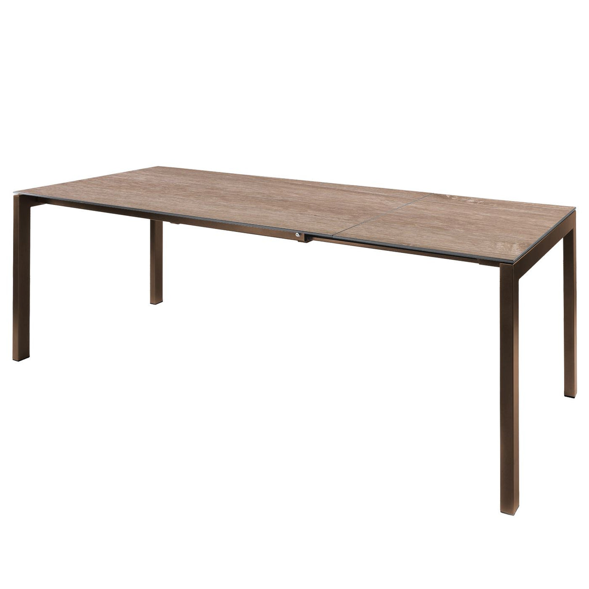 Schaffner Luzern table repas extensible 140/200x80cm Moka 88 Déco Chêne de 