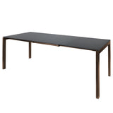 Schaffner Luzern table repas extensible 140/200x80cm Moka 88 Graphite 73 
