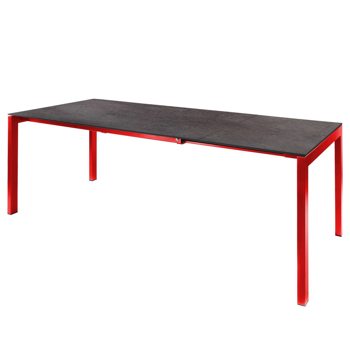 Schaffner Luzern table repas extensible 140/200x80cm Rouge 30 Déco Cooperfield dc 