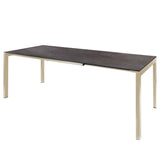 Schaffner Luzern table repas extensible 140/200x80cm Sable Pastel 15 Déco Cooperfield dc 