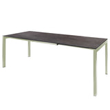 Schaffner Luzern table repas extensible 140/200x80cm Vert Pastel 64 Déco Cooperfield dc 