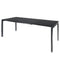 Schaffner Luzern table repas extensible 160/220x100cm Anthracite 77 Anthracite 77 