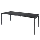 Schaffner Luzern table repas extensible 160/220x90cm Anthracite 77 Anthracite 77 