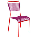 Schaffner Mendrisio Chaise Spaghetti empilable Rouge 30 Rose 41 