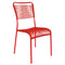Schaffner Mendrisio Chaise Spaghetti empilable Rouge 30 Rouge 30 