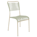 Schaffner Mendrisio Chaise Spaghetti empilable Sable Pastel 15 Vert pastel 64 