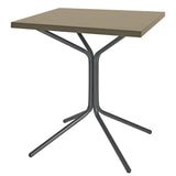 Schaffner PIX Table bistrot rabattable 70x70cm Anthracite 77 Champagne 85 