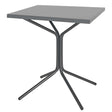 Schaffner PIX Table bistrot rabattable 70x70cm Anthracite 77 Gris Argent 78 