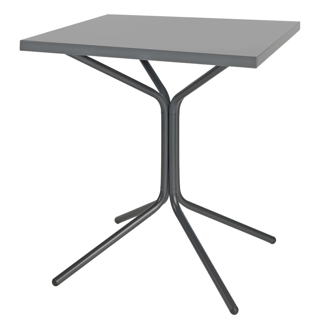 Schaffner PIX Table bistrot rabattable 70x70cm Anthracite 77 Gris Argent 78 