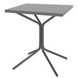Schaffner PIX Table bistrot rabattable 70x70cm Anthracite 77 Gris Argent 78 