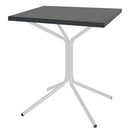 Schaffner PIX Table bistrot rabattable 70x70cm Blanc 90 Anthracite 77 
