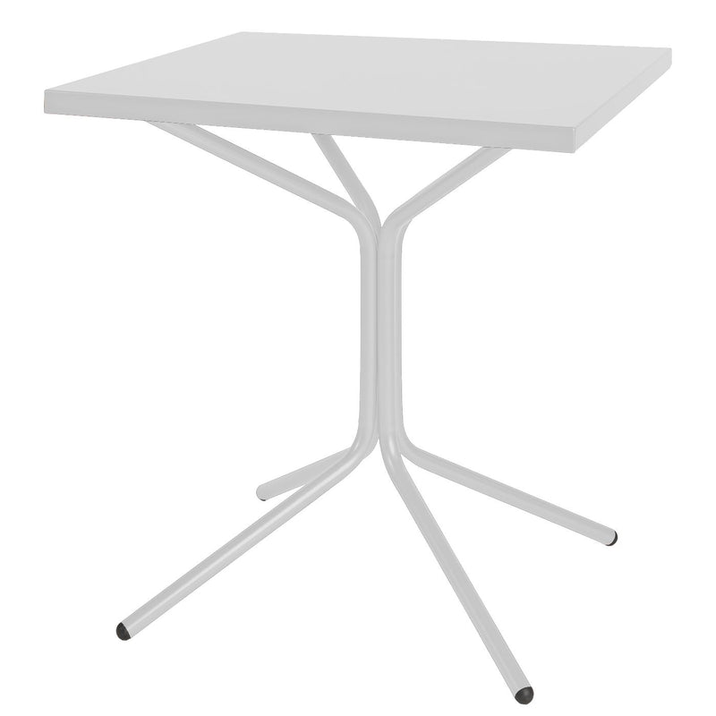 Schaffner PIX Table bistrot rabattable 70x70cm Blanc 90 Blanc 90 