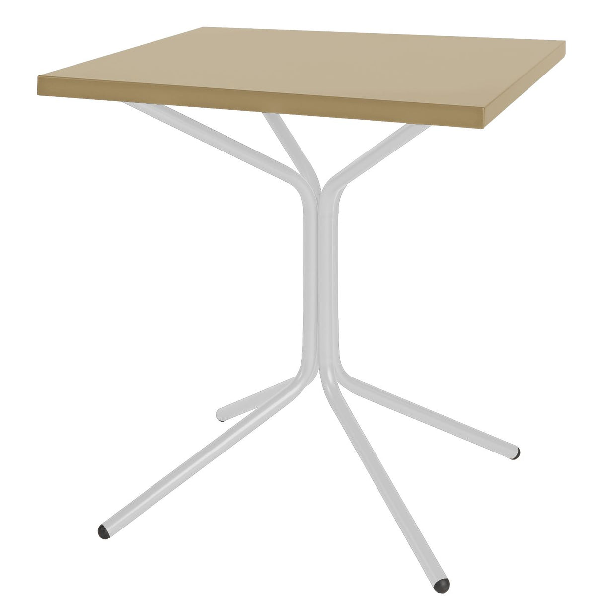 Schaffner PIX Table bistrot rabattable 70x70cm Blanc 90 Marron Pastel 83 