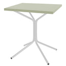 Schaffner PIX Table bistrot rabattable 70x70cm Blanc 90 Vert Pastel 64 