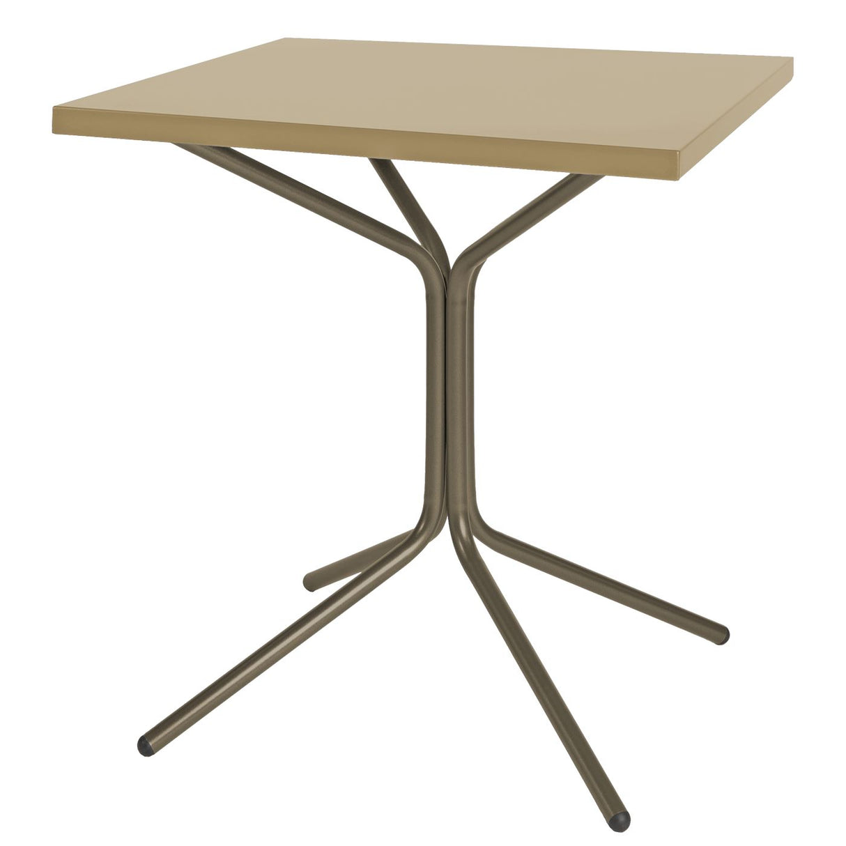 Schaffner PIX Table bistrot rabattable 70x70cm Champagne 85 Marron Pastel 83 