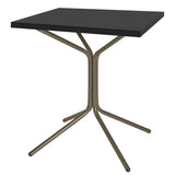 Schaffner PIX Table bistrot rabattable 70x70cm Champagne 85 Noir 91 