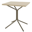 Schaffner PIX Table bistrot rabattable 70x70cm Champagne 85 Sable Pastel 15 