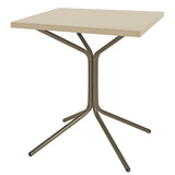 Schaffner PIX Table bistrot rabattable 70x70cm Champagne 85 Sable Pastel 15 