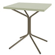 Schaffner PIX Table bistrot rabattable 70x70cm Champagne 85 Vert Pastel 64 