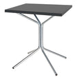 Schaffner PIX Table bistrot rabattable 70x70cm Galvanisé à chaud 02 Anthracite 77 