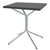 Schaffner PIX Table bistrot rabattable 70x70cm Galvanisé à chaud 02 Anthracite 77 