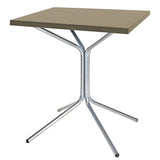 Schaffner PIX Table bistrot rabattable 70x70cm Galvanisé à chaud 02 Champagne 85 