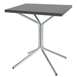 Schaffner PIX Table bistrot rabattable 70x70cm Galvanisé à chaud 02 Graphite 73 