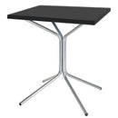 Schaffner PIX Table bistrot rabattable 70x70cm Galvanisé à chaud 02 Noir 91 