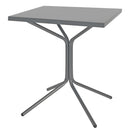 Schaffner PIX Table bistrot rabattable 70x70cm Graphite 73 Gris Argent 78 