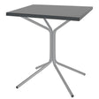 Schaffner PIX Table bistrot rabattable 70x70cm Gris Argent 78 Graphite 73 
