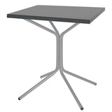 Schaffner PIX Table bistrot rabattable 70x70cm Gris Argent 78 Graphite 73 