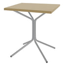 Schaffner PIX Table bistrot rabattable 70x70cm Gris Argent 78 Marron Pastel 83 