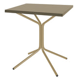Schaffner PIX Table bistrot rabattable 70x70cm Marron Pastel 83 Champagne 85 