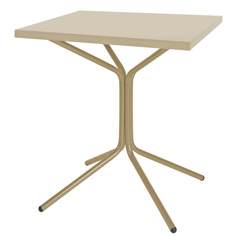 Schaffner PIX Table bistrot rabattable 70x70cm Marron Pastel 83 Sable Pastel 15 